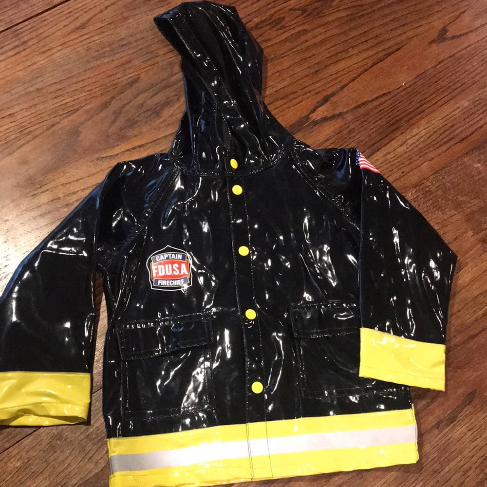 Fire 🔥 fighter boy rain 🌧 coat 🧥